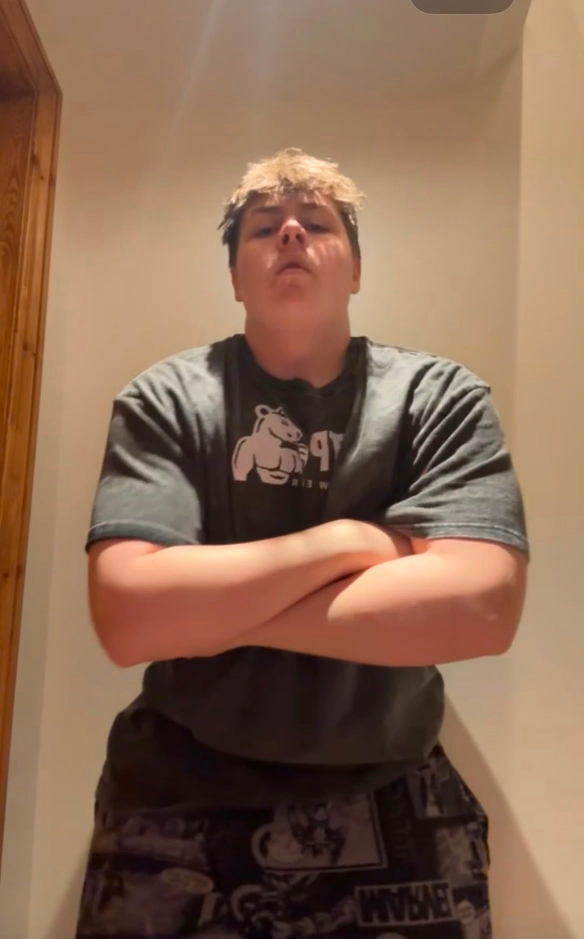 TTP community member in gymwear