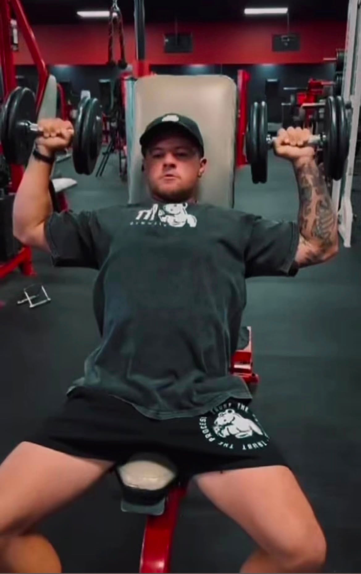 TTP Gymwear worn during training